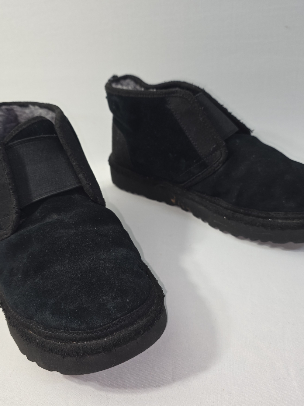 UGG Black Women's Suede Winter Ankle Boots